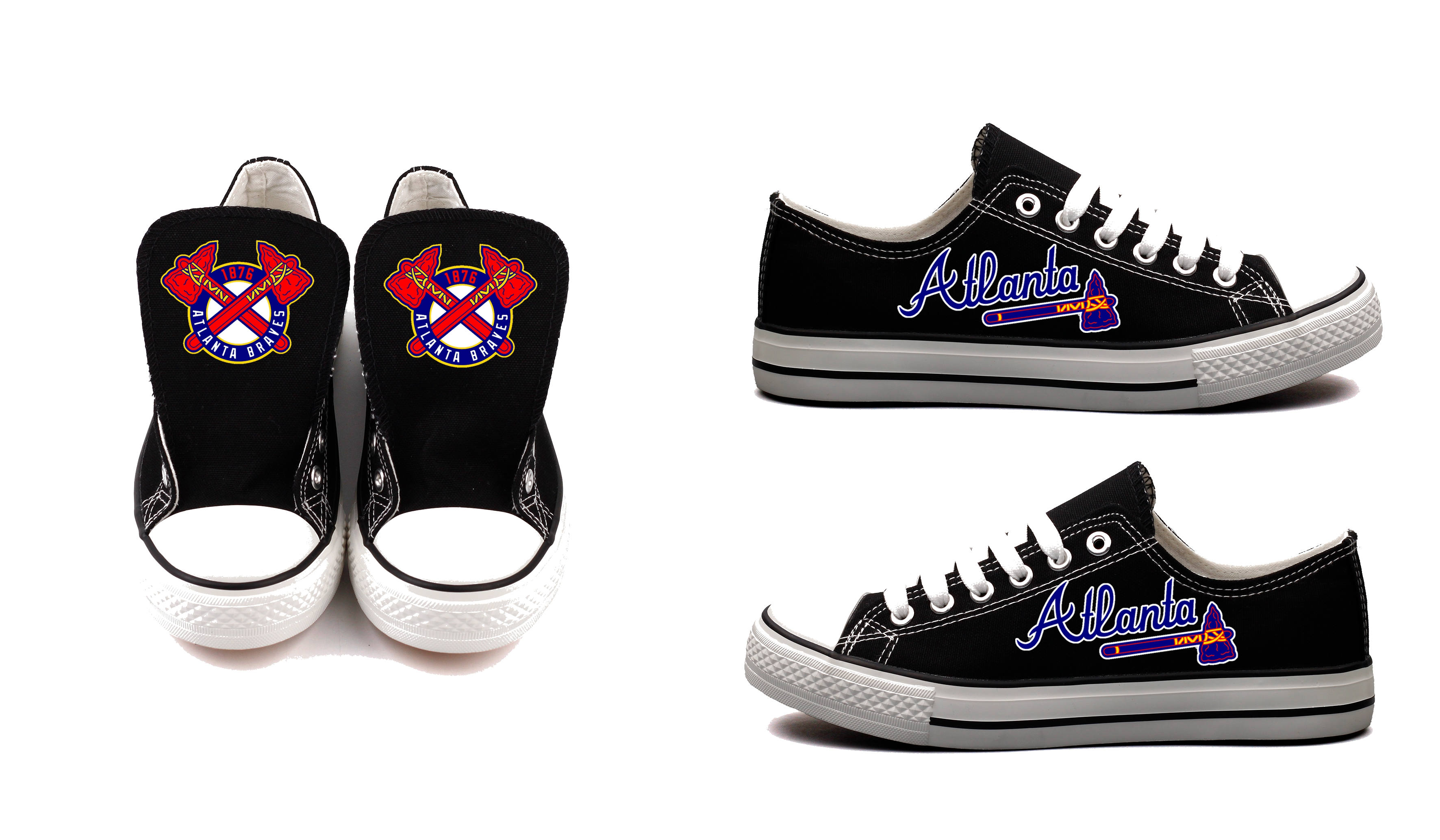 Women's Milwaukee Brewers Repeat Print Low Top Sneakers 003